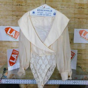 A. J. Bari Blouse Classic 80's